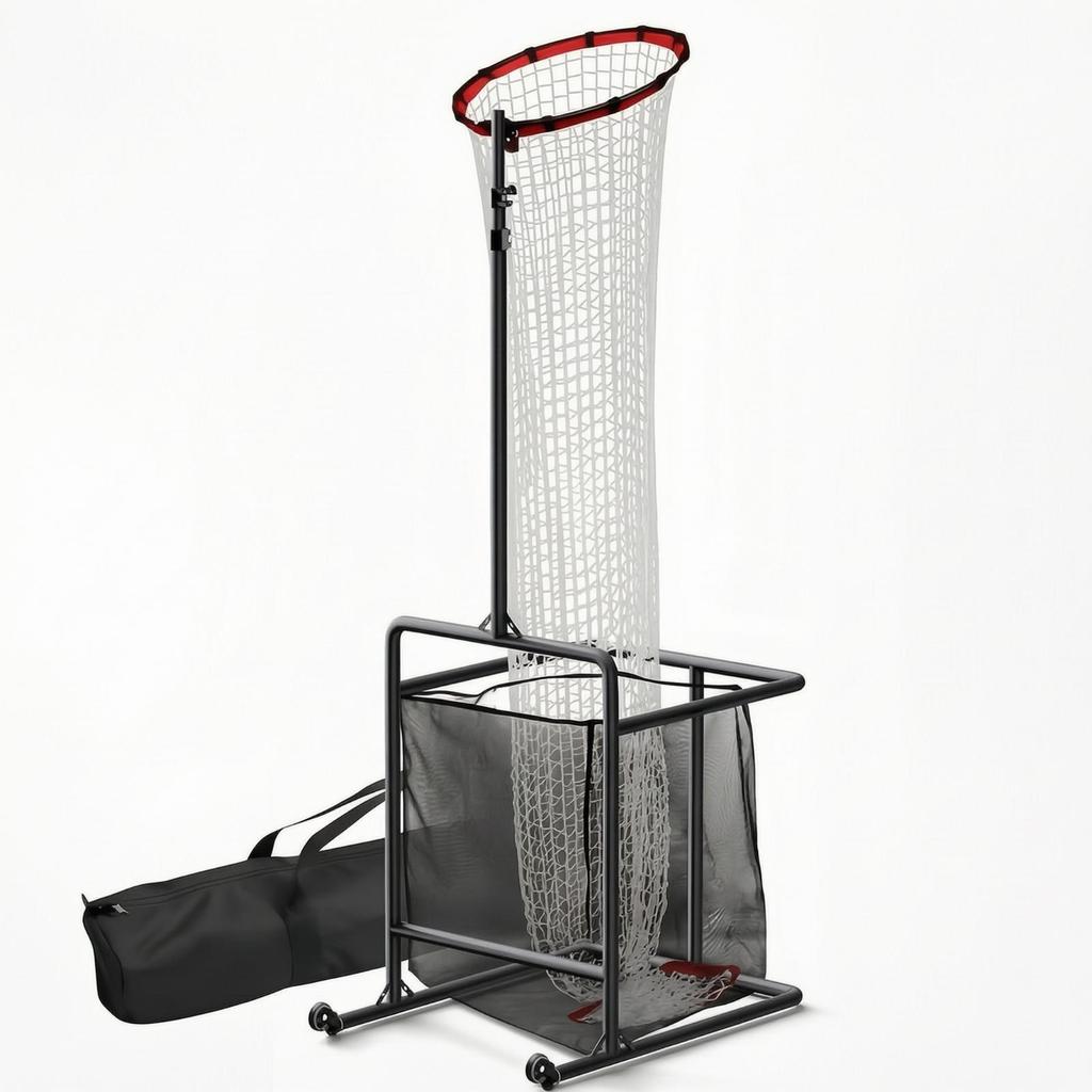 Volleyball Setter Target with Hoop Adjustable Height for Backyard