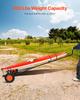 420lbs Boat Trailer Dolly Mover Adjustable Length with 15.7 In Pneumatic Tires