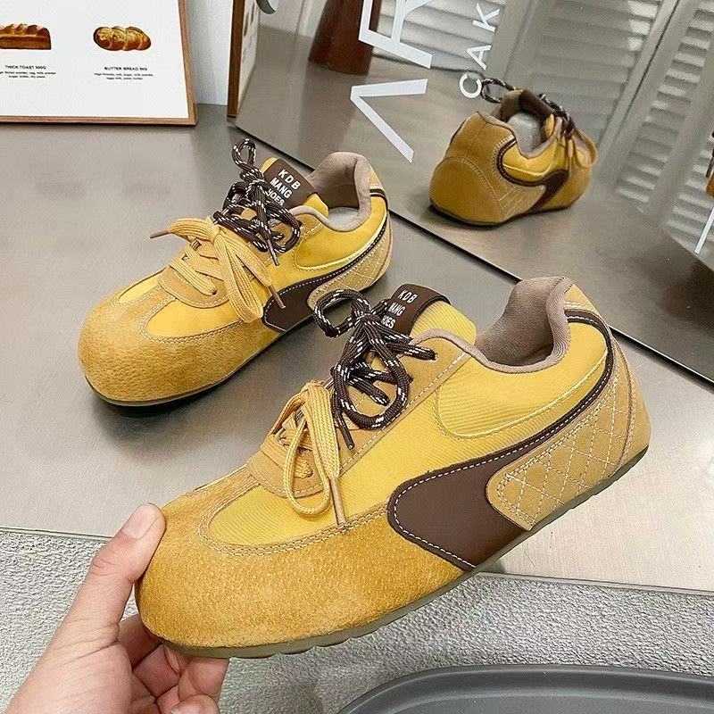 2025 spring and summer new retro Forrest Gump shoes women's shoes sports shoes breathable rubber low-top German training shoes casual versatile