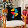Abstract Painting PPiet Mondrian Art Pillow Case Silky Short Plush With Invisible Zipper Dustproof Sofa Cushion Cover