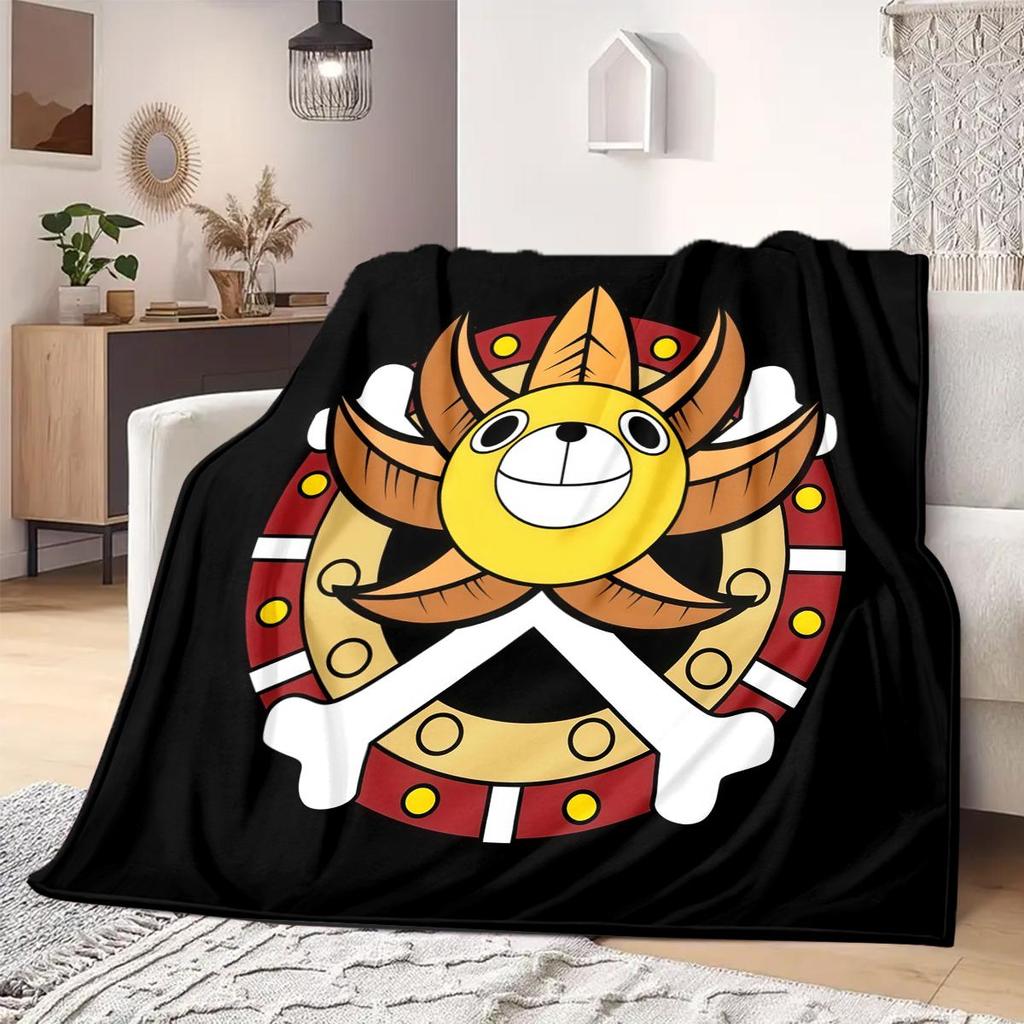ONE PIECE Print Blanket Warm Comfortable Flannel Blanket Suitable for Bedrooms,Sofas, Beds,Chairs,Travel -QIAO78