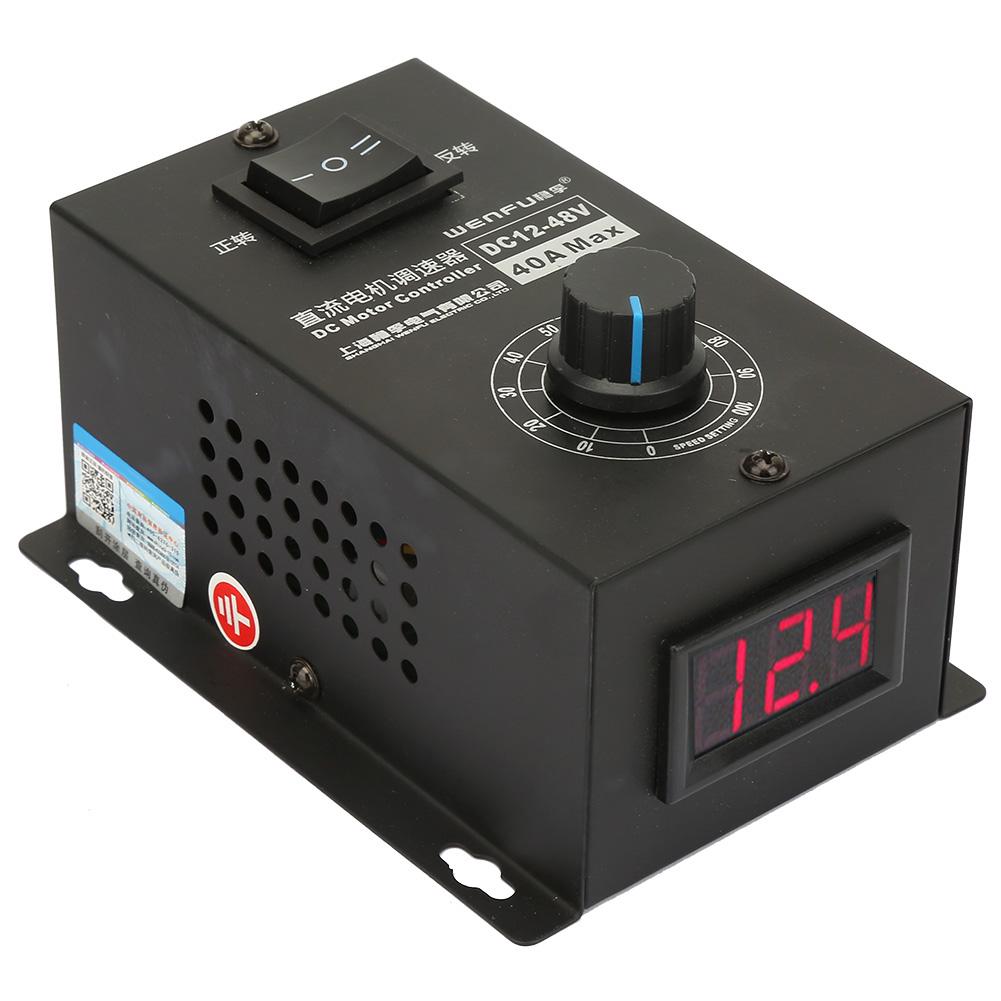 DC 12V~48V 40A Perie Motor Regulator Modul de control al vitezei Controler electric