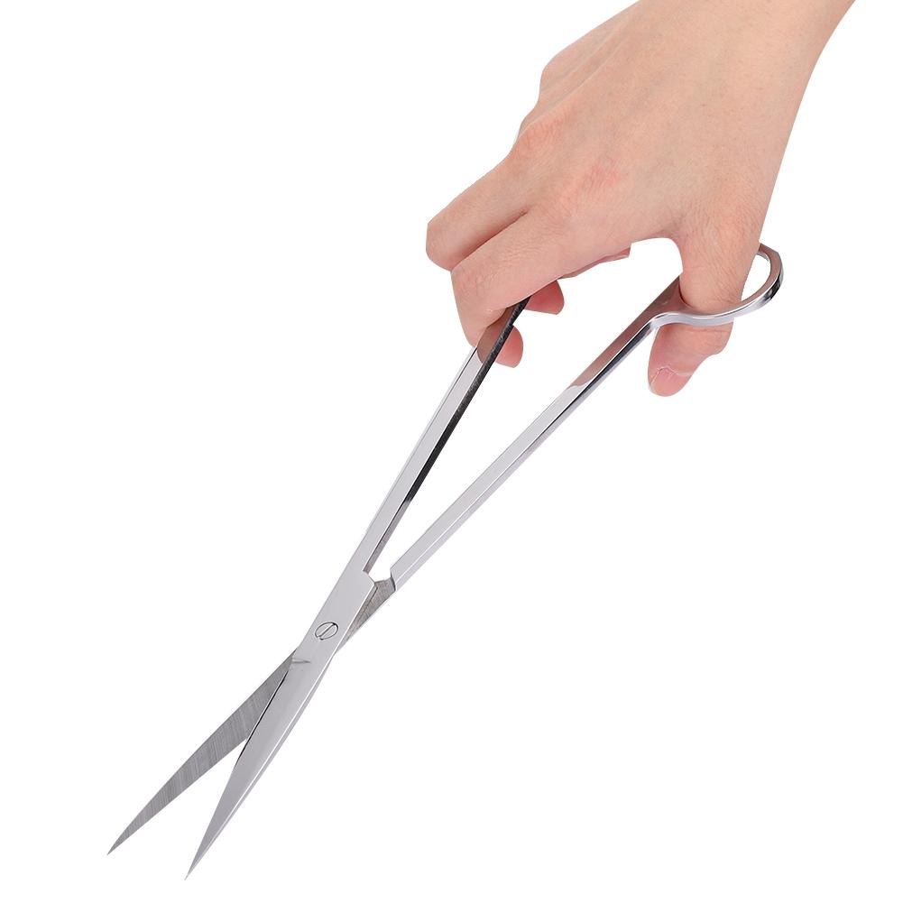 Stainless Steel Plant Scissors Shears Aquarium Fish Plant Cleaning Tools
