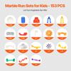 Marble Run Set 153 PCS with Motorized Elevator Educational Gift for Kids