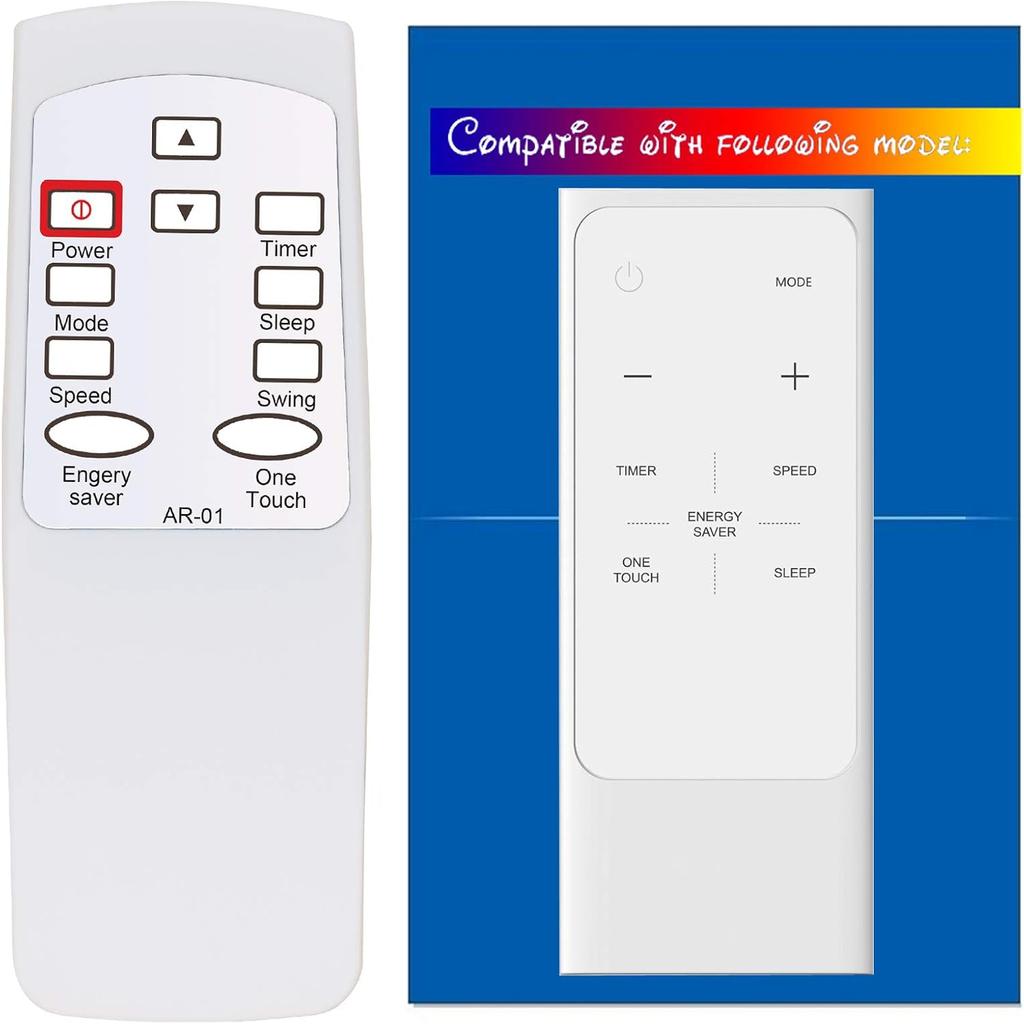 YING RAY HA-AR-01 Replacement for Air Conditioner Remote Control RG15A(B) RG15A(B)/E RG15A1(B)/E RG15A2(B)/E RG15A3(B)/E (This Is Not a Universal AC
