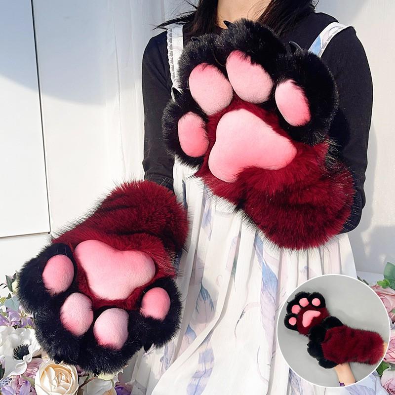 Furry Costume Paw Gloves Cosplay Performance At Anime Conventions Adult Size 230mm