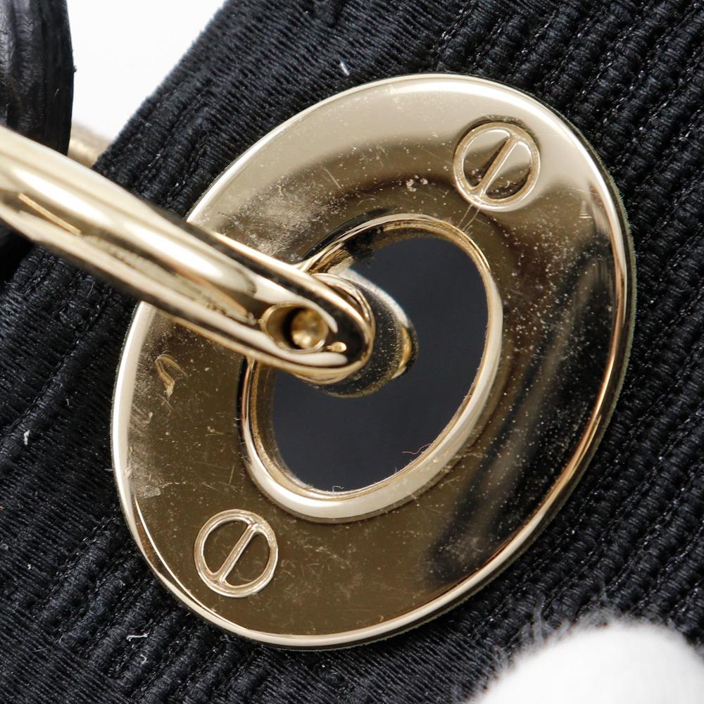 Dior Canage Tote Bag JCA449449 black Nylon canvas Women Used