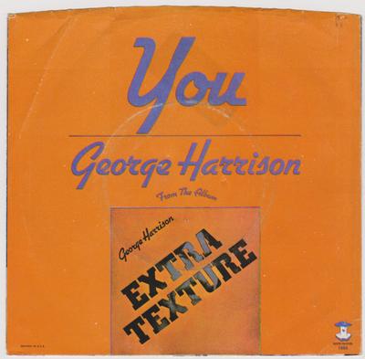 7inch Record GEORGE HARRISON - You S4549346 Apple Records 1975 Canada Rock Used