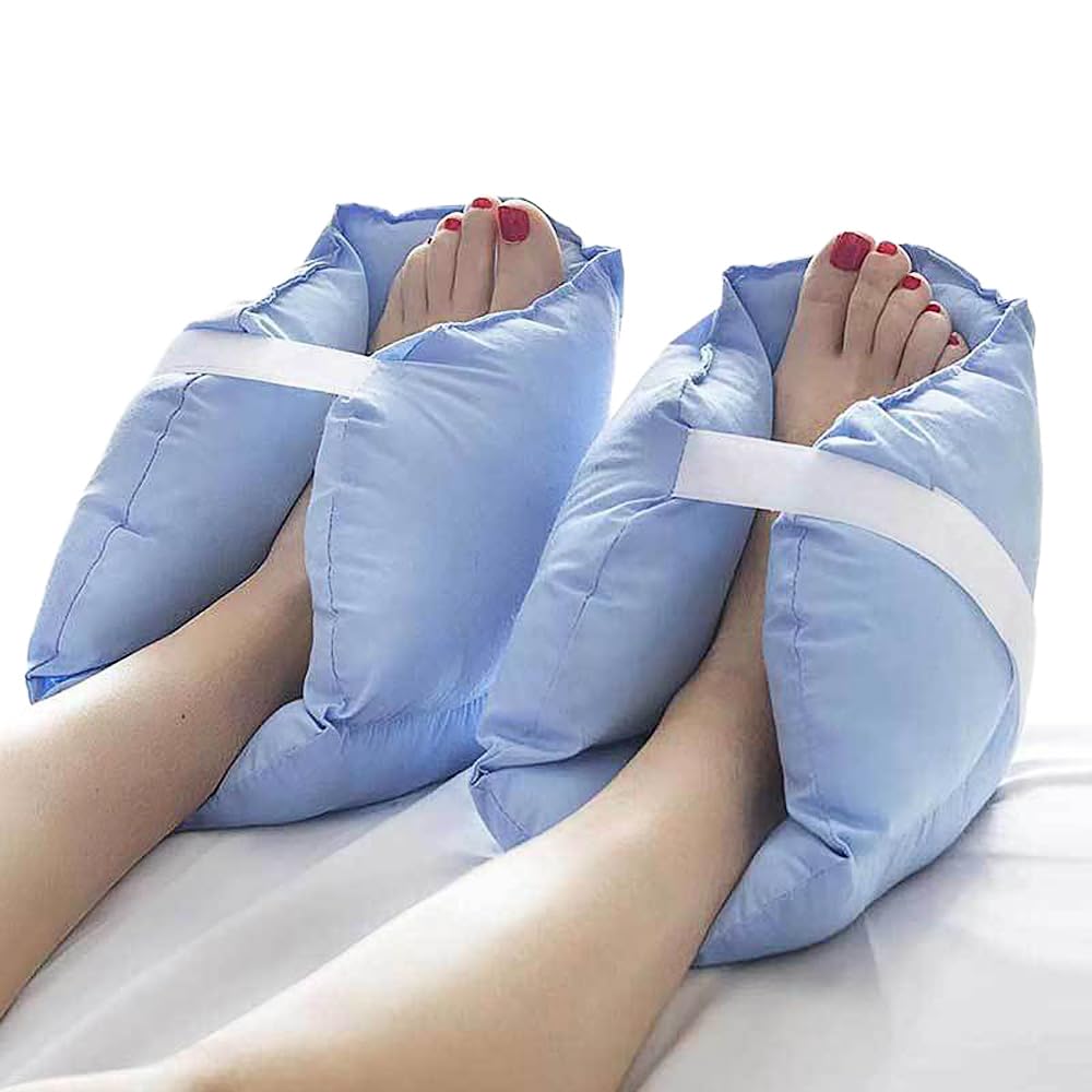 RYUBOF Heel Bedsore Prevention Nursing Care Velcro Left and Right One Size Fits Suitable for Hospitals and Home Care Support, Cushion, Product,