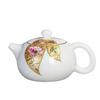 Chaxun Mutton Fat Jade Porcelain Tea Set, Lotus Charm Series