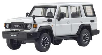 Kyosho Originele Schaal Toyota Land Cruiser 70 Wit Afgewerkt Product KS03928W 1/43 (Super II)