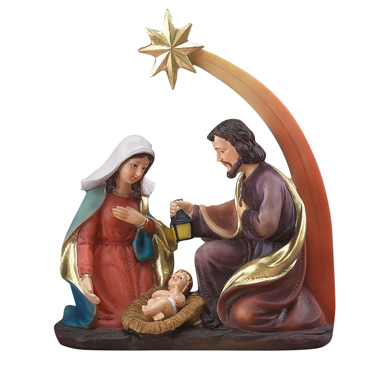 

Easter Family Statue Gift Decoration Easter Decorations красный