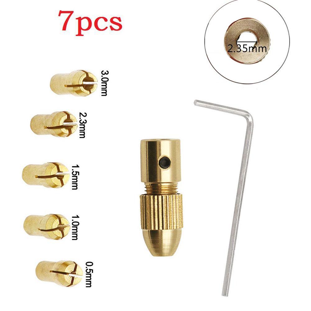 2.35/3.17/4.05/5.05mm Mini Drill Brass Collet Copper Material Drill Collet