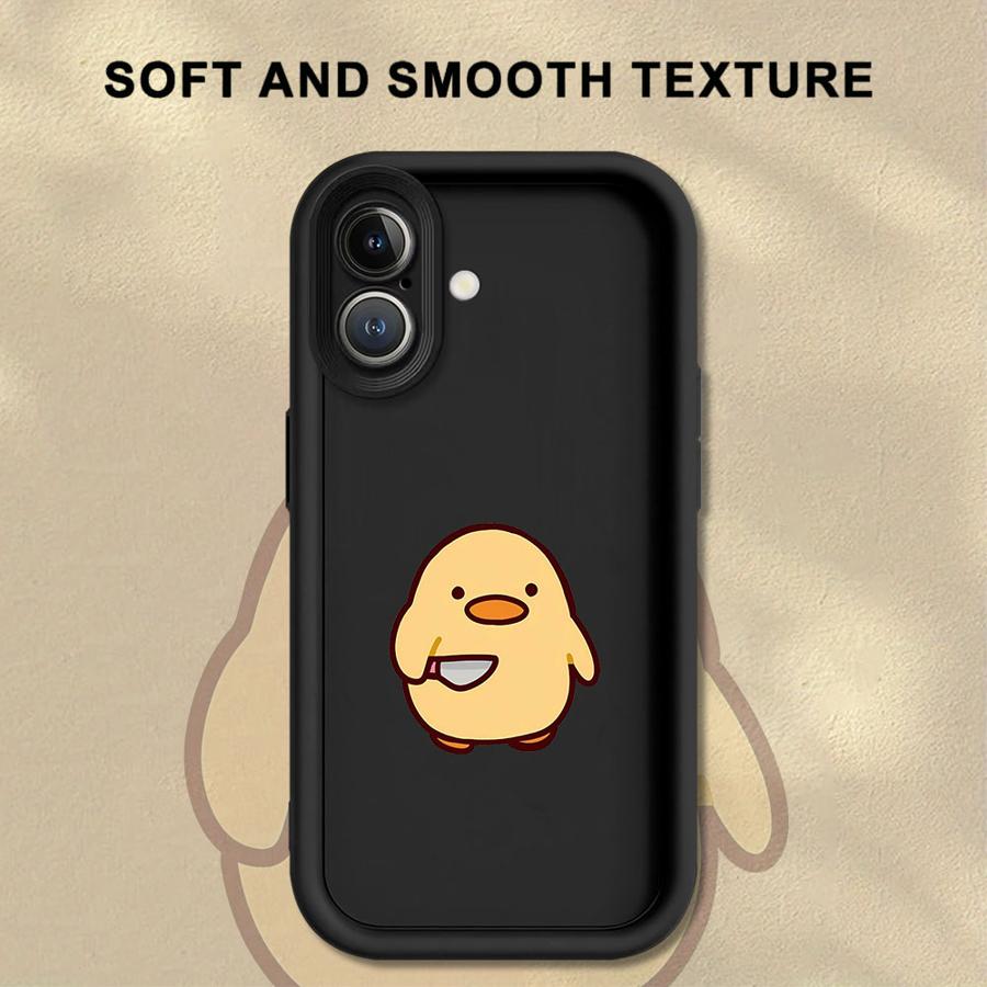 Phone Cover Case for iPhone 17 Pro Max 16 Air 13 14 12 Pro 15 Plus 11 Funny Duck