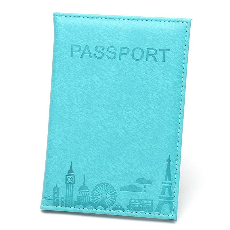 1 Stück Reisepass-Schutzhülle aus Pu-Leder, Dokumentenetui, Reisepass, Schutzhülle, Material, wasserdicht, für Frauen und Mädchen