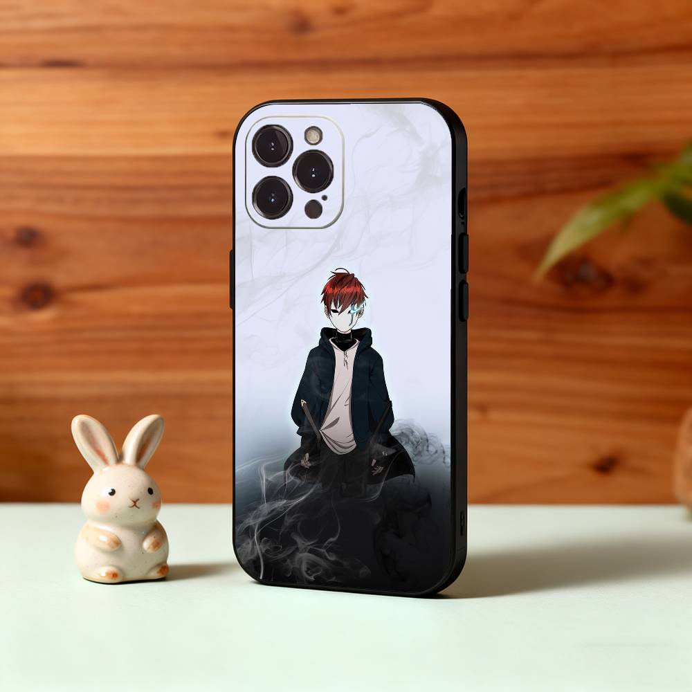 T-The B-Beginning After End Anime Phone Case For iPhone17,16,15,14,13,12Plus,Pro Max,XS,5G Soft Silicone Black Cover