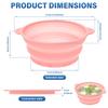 Foldable Facial Ice Bath Bowl Silicone Cooling Facial Washing Basin with Built in Icetray Travel Portable Beauty Skin Care Tool