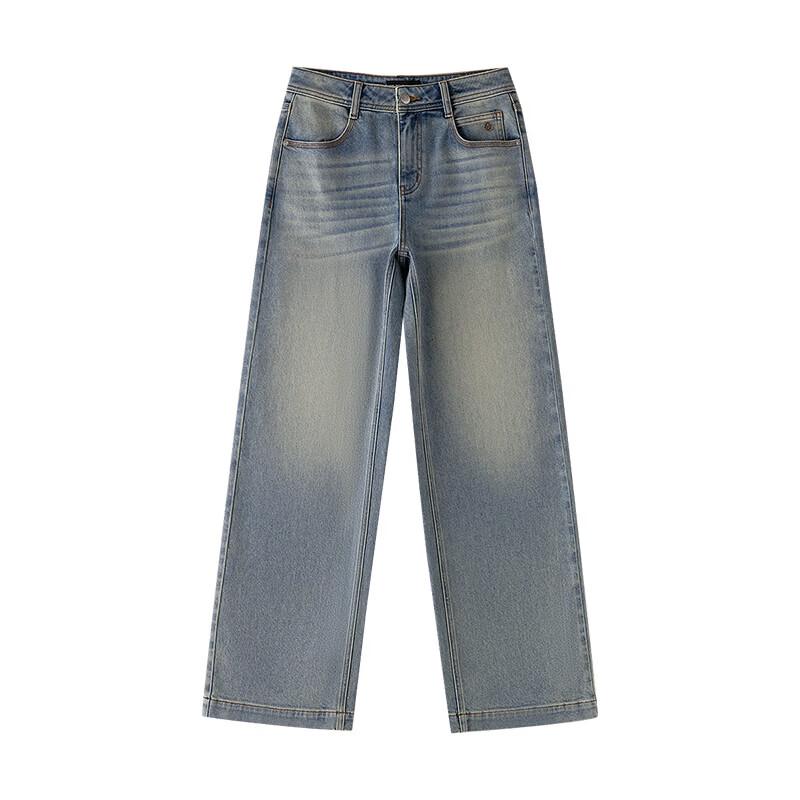 ChuYu Women's Elastic Wide-Leg Jeans