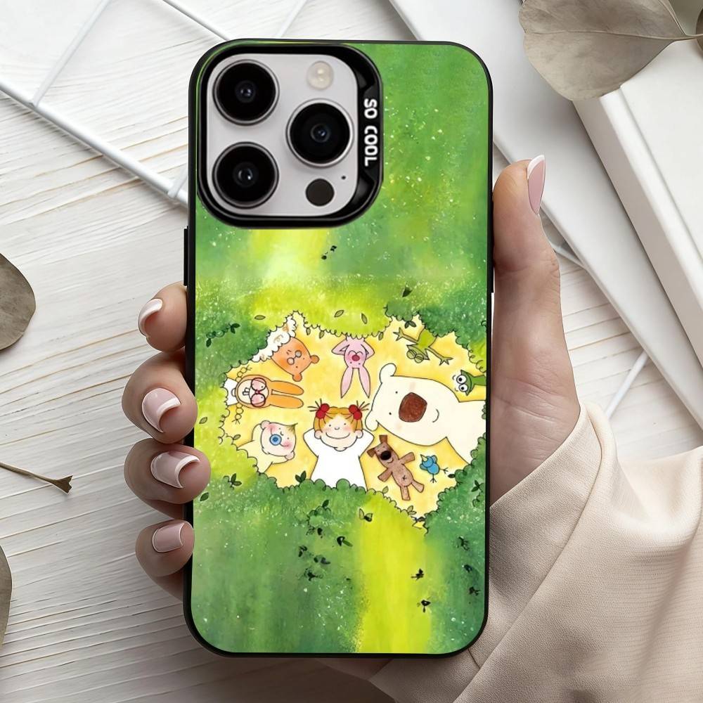 C-COCO-chanS Cute Cartoon Art Phone Case For iPhone17,16,15,14,13,12,11 Plus,Pro Max Black Candy silver phone case iPhone13PRO