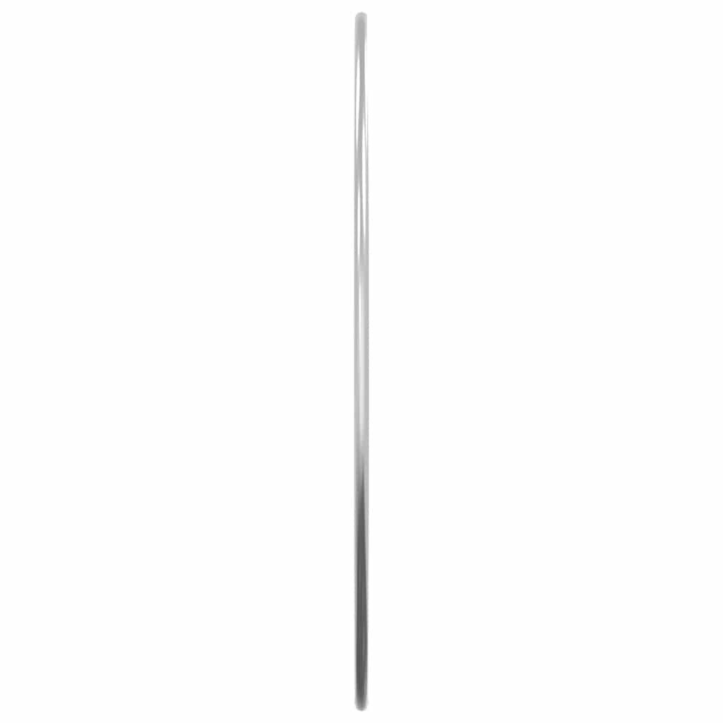 Vidaxl Lustro Ścienne, Srebrne, Ø 40 Cm, Okrągłe