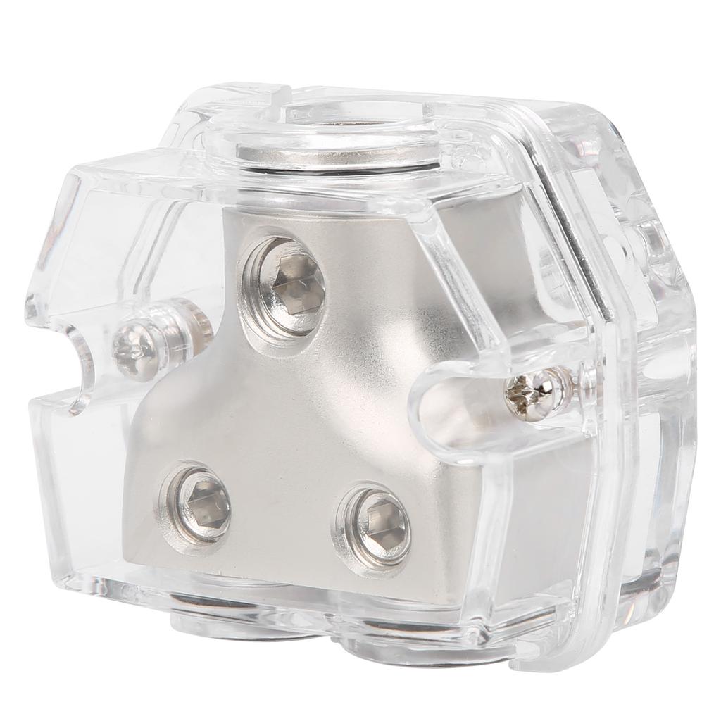 Car Ground Wire Distribution Block Speaker Power Splitter Negative 1x0GA In 2x4GA Out DB003