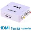 HD AV To HDMI Video Converter 1080P for Monitor, Game Console, Set-top Box, RCA Input