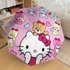 1pc Hello Kitty Teddy Bears Umbrella with Plastic Handle,Suitable for All Seasons Home Travel Outdoor UmbrellaSanlio539
