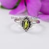 Natürlicher Peridot Ring, Designer Zarter Ring, 925 Sterling Silber Marquise Peridot Ring, August Geburtsstein Ring, Zarter Ring, Geburtstagsgeschenk