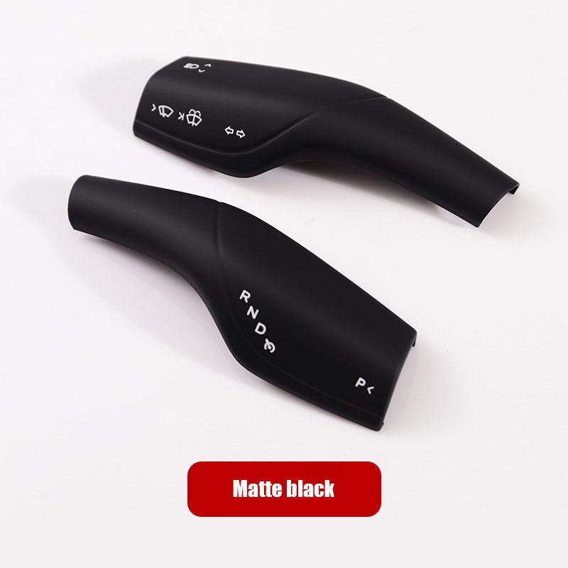 For Tesla Model 3/Y 2024 2024 2024 2020 Steering Wheel Steering Lever Wiper Protective Cover Decoration Interior Remodel Patchs