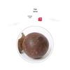 Nordic Minimalist Coconut Shell Candle Cup – Creative Soy Wax Holder with Logo Print