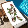 N-Nintama Rantaro-S Towel Microfiber Beach Towel, Quick-Dry, Sand-Free, Ultra-Fine Fiber, Super Soft.