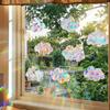 Cloud Designs 3D Window Clings Captivating Sunlight Display Hassle-Free Installation Innovative Static Adhesion