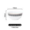 Abay Bone China Gold Rim Rice Bowl