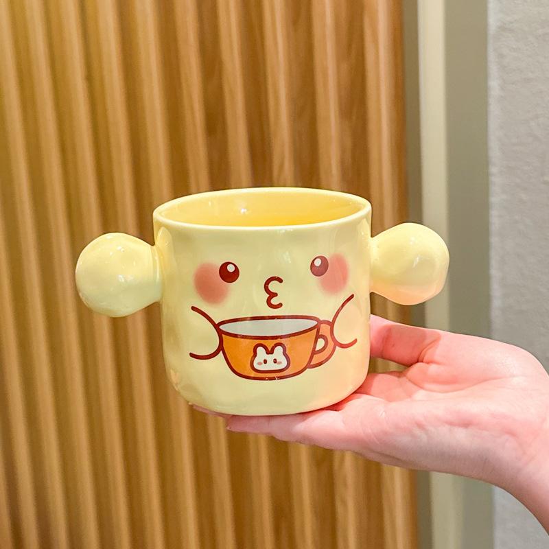 

Милая креативная кружка-обнимашка, подарок на день рождения для подруг, керамическая кружка в кремовом стиле, практичный сувенир для девочек 401-500ml