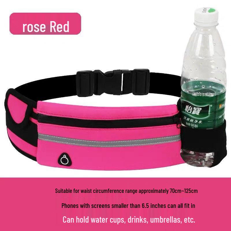 Multifunktionale Diebstahlsichere Lauf-Hüfttasche mit Wasserflaschenhalter für Männer & Frauen