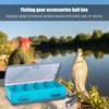 Double-sided Lure Box Large Capacity Lightweight ABS Compartment Bait Box for Angling