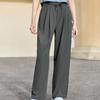 Skechers Loose Fit Lace-Up Solid Color Mid-Rise Casual Pants Women Bottoms P226W109-013P