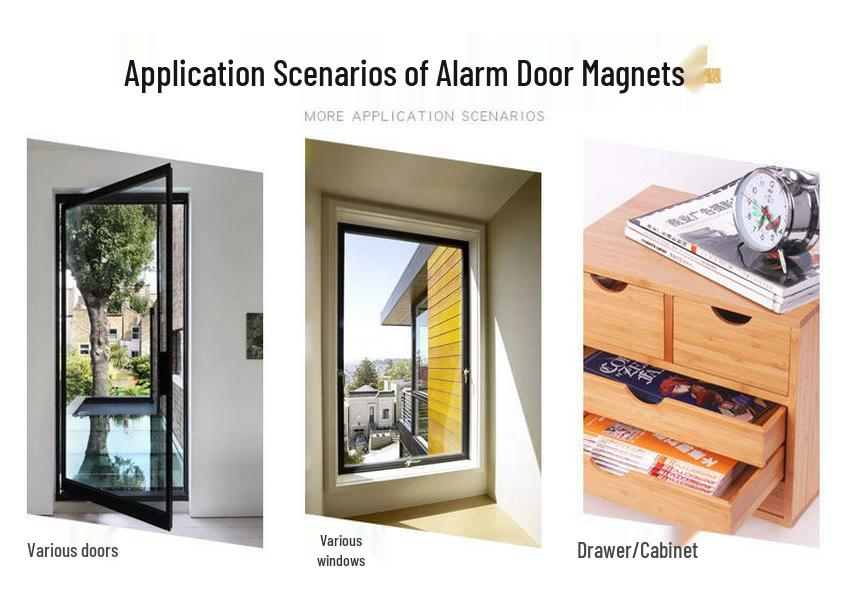 Jiaguwen Guardian Anti-theft Door & Window Magnetic Alarm Reminder