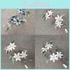 15color Faux Iris Flower Arrangement For Party Celebrations And Photography Props