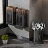 1Pc Kitchen Chopsticks Holder Multifunctional Hanging Utensil Drying Rack Hooks No Drilling Wall Mounted Spoon Fork Holders