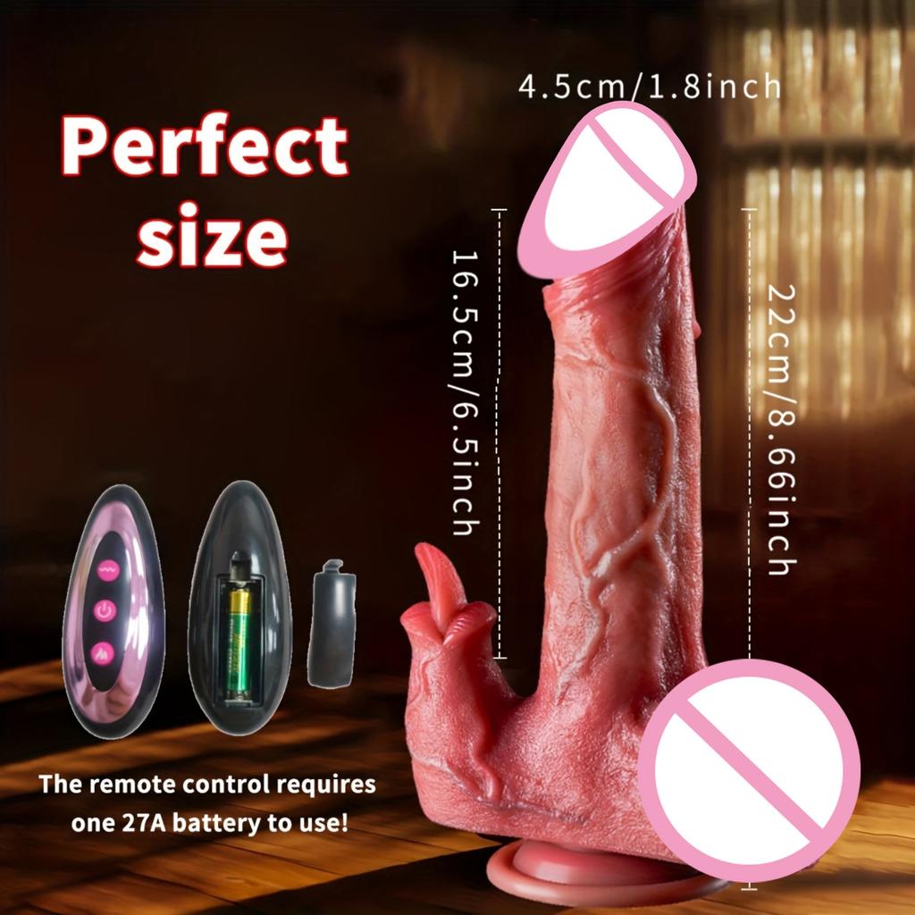 Realistic Dildo Vibrator Telescopic Female Prostate Stimulator Vaginal Masturbator Anal Plug Heated Vibrating Sex Toys For Women