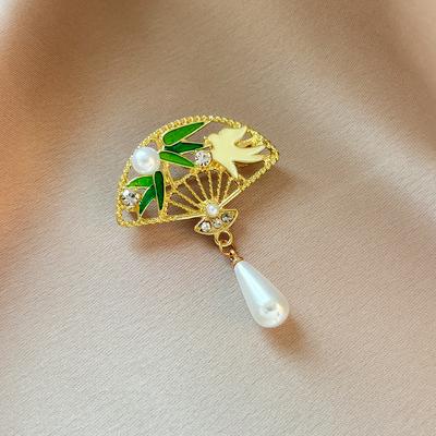 Chinese-style Brooch To Prevent Showing of Skin, Women's Brooch, Suit Pin, Clothing Accessory, Jewelry, Brooch