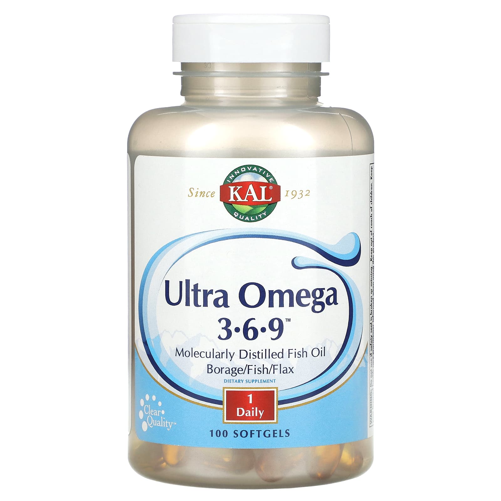 

Ultra Omega 3-6-9, 100 Softgels