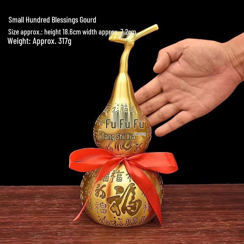 Латунная тыква «Сто благословений» - украшение для дома и офиса