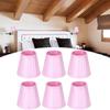 6PCS Simple Modern Pendant Lamp Shade Cover Fabric Wall Light Lampshade for Home Decor