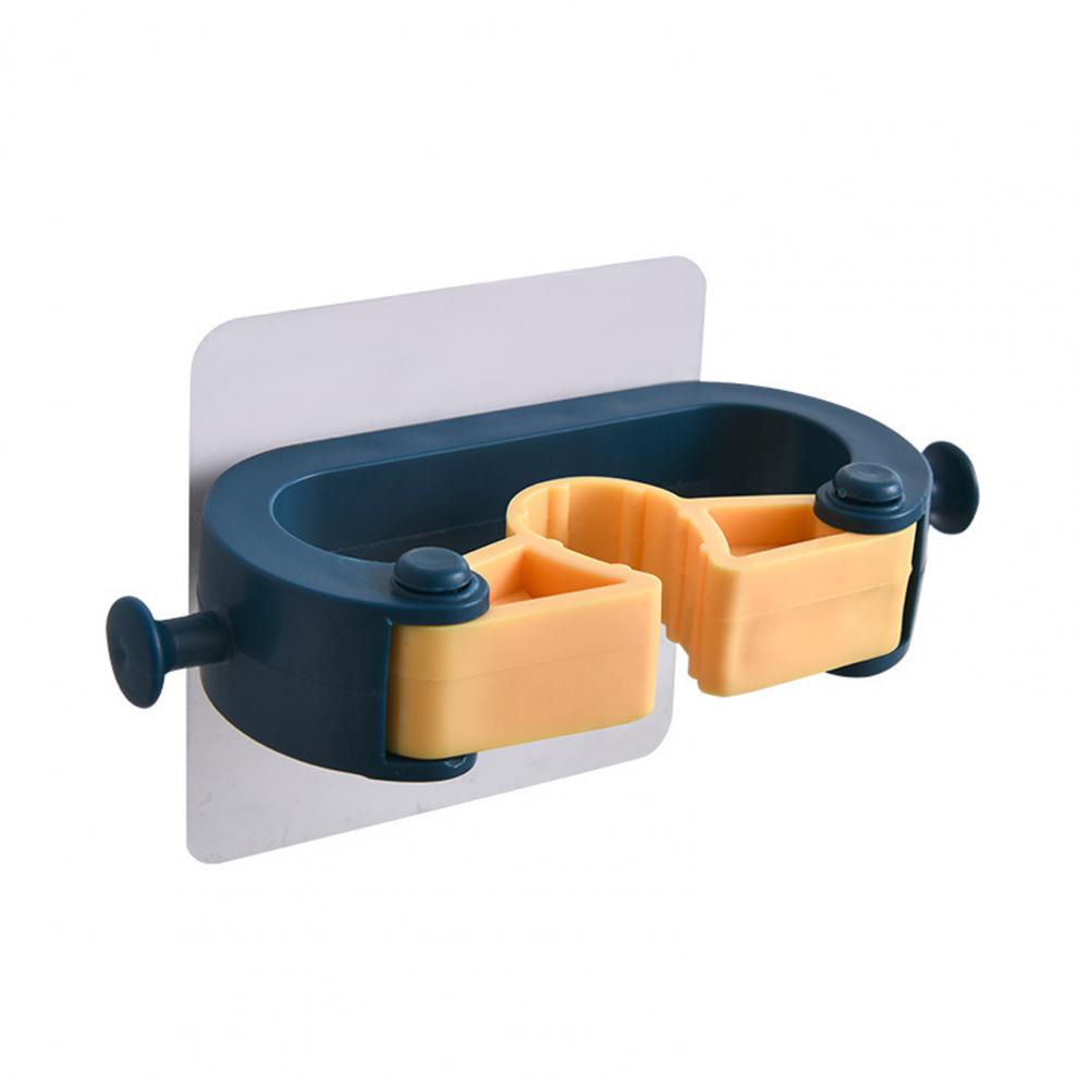 Mop Clip Broom Holder Non-Slip Design Waterproof Mop Strong Load-bearing Storage Rack Broom Hanger Hook