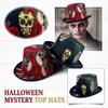 Halloween Skelett Rose Zylinder für Kostümparty Zubehör