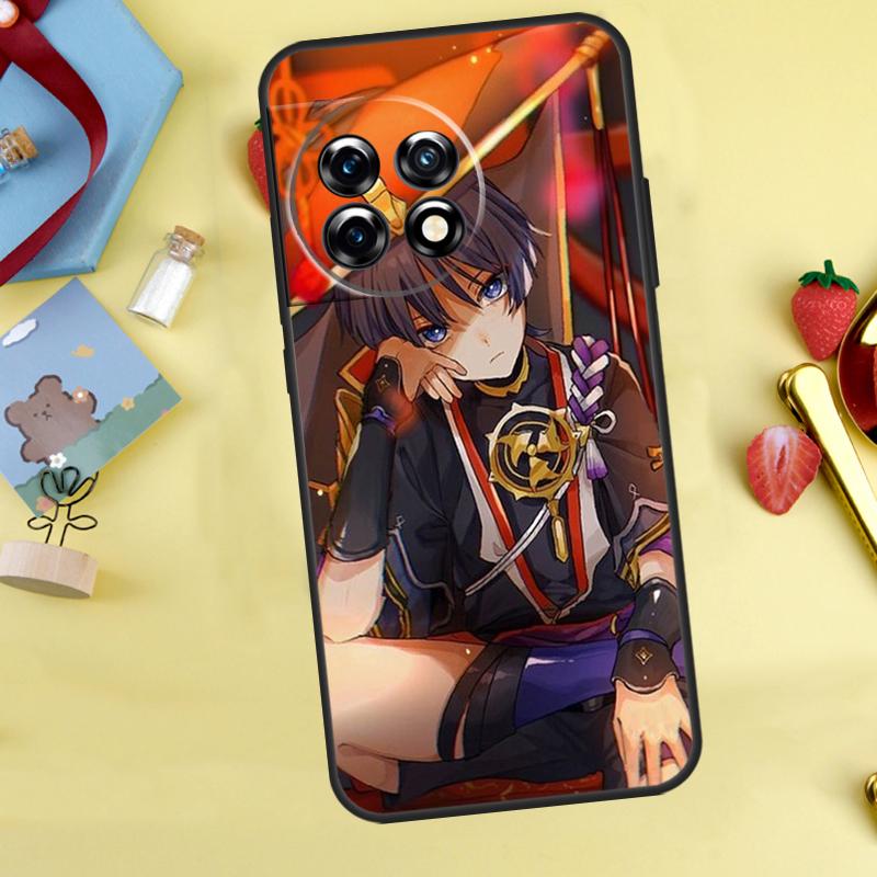 Scaramouche Genshin Impact Hülle Für OnePlus 8T 10T 13 13R 12 12R 11 10 Pro OnePlus Nord CE 4 2 3 Lite N30 N20 N10 Hülle