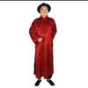 Chinese Film Costume, Drama, Festival, Qipao, Men's, Stage Performance, Bright Red S 1 Pcs