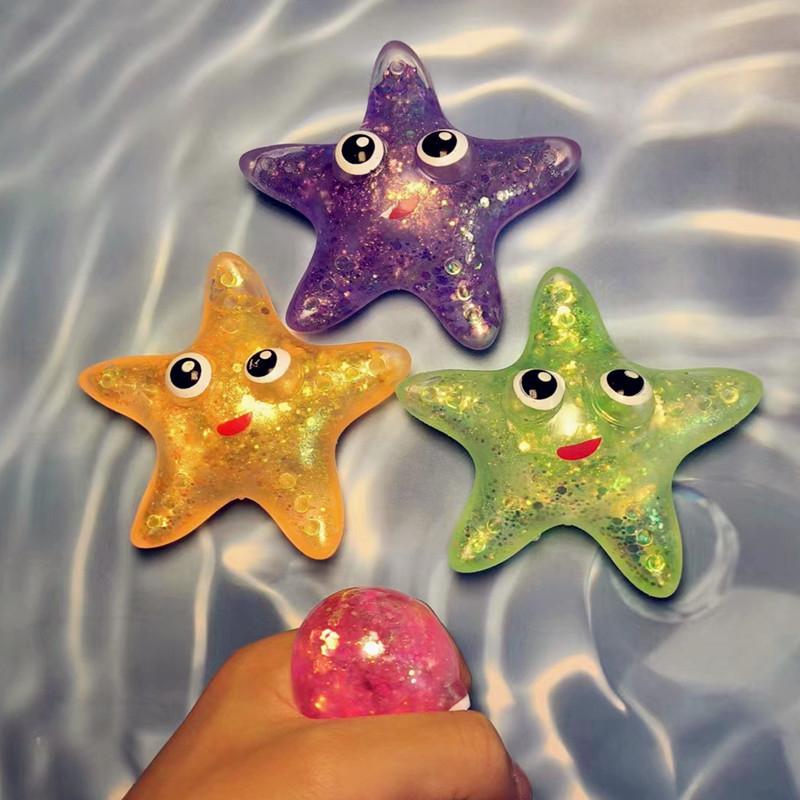 New Model Sea Star Stress Relieving Tool: Toy Maltose Pinch Music, Slow Rebound Stress Relieving,